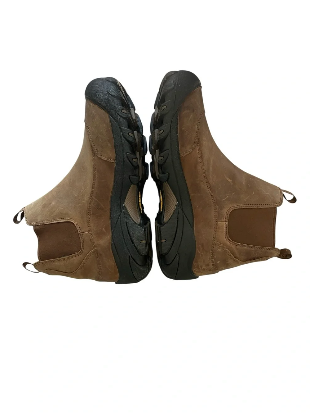 KEEN Anchorage III WP Leather Chelsea Hiking Boots Earth Men's Size 12